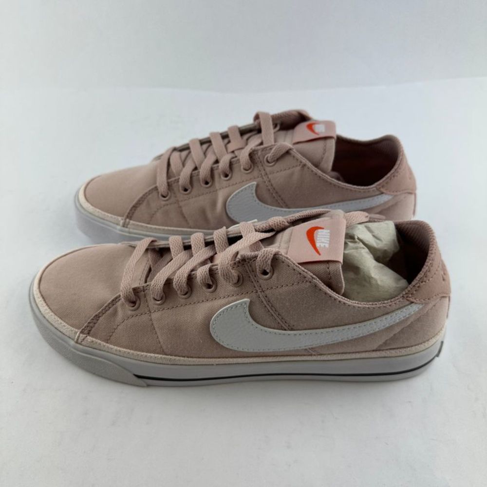 Nike Court Legacy Canvas Skate Shoe Pink Oxford/White US Women's Size 9 - Picture 6 of 9